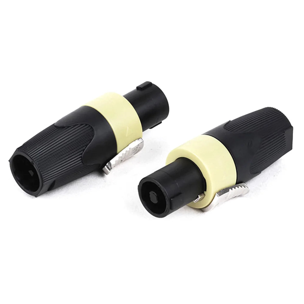 10PCS Speaker Powercon connector NL4FX Speakon 4 Pole Plug Male Professional audio power plug Red&Blue