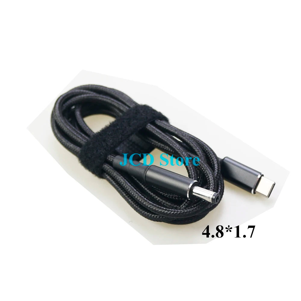 1PCS 100W 5A PD to DC 5.5*2.1 5.5*2.5 7.4*5.0 4.5*3.0 Decoy Trigger Adapter Cable TYPE-C PD Decoy Line Charging Notebook Charger
