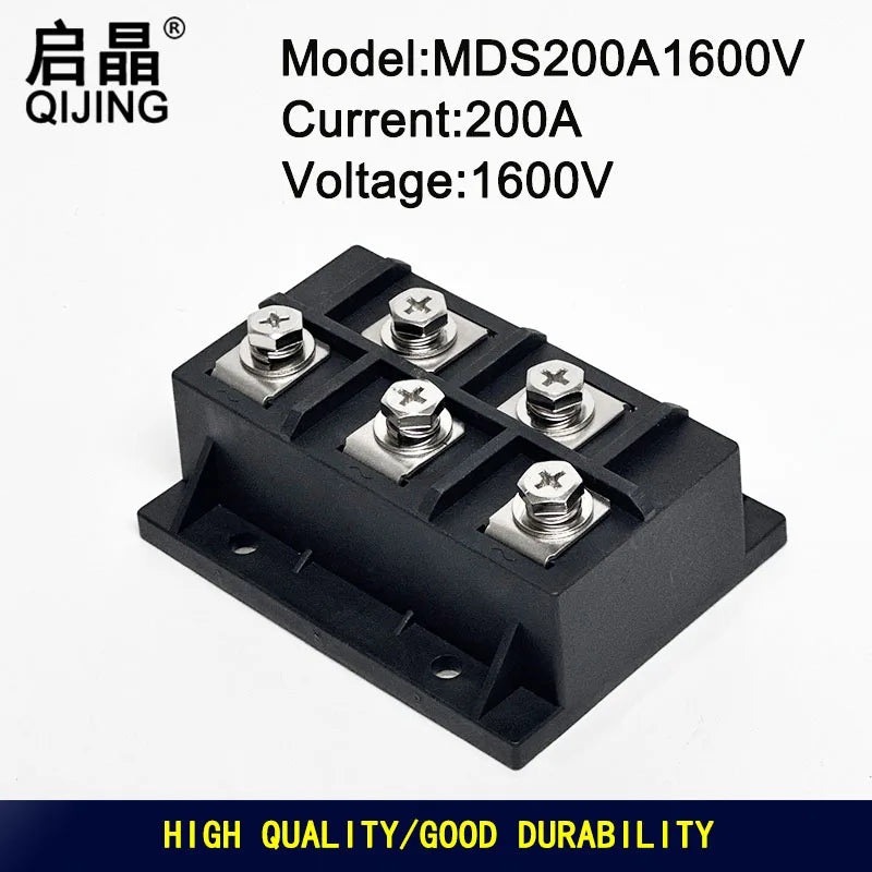 New Three-Phases Rectifier Bridge MDS200A1600V Copper Baes Plate Rectifier Module MDS200A