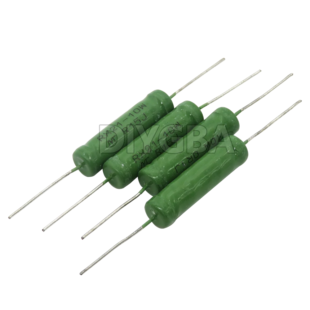 10PCS RX21 5% WiRe Wound Resistance 6W 10W 0.01R 0.05R 0.1R 0.12R 1R 10R 18R 20R 22R 24R 27R 30R 33R 36R 100R 1K 10K 12K 15K