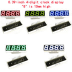 10PCS 0.39-inch 4-digit clock digital tube 40.2X12.8mm digital display "8" height 10mm seven-segment digital tube 3492series3942