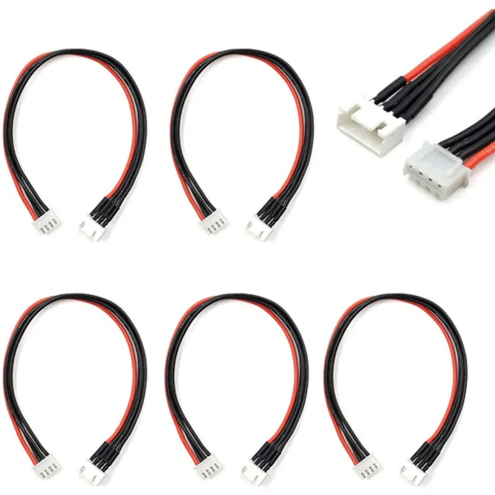 10pcs XH 2S 3S 4S 5S 6S Silicon 22AWG Solder-free 10-30CM LiPo Battery Balance Charger Extension Cable Balance Charging Wire