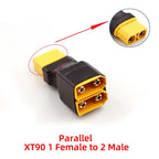 1PCS Amass Lithium Battery Adapter XT30, XT60, XT90 Series Adapter Parallel Plug