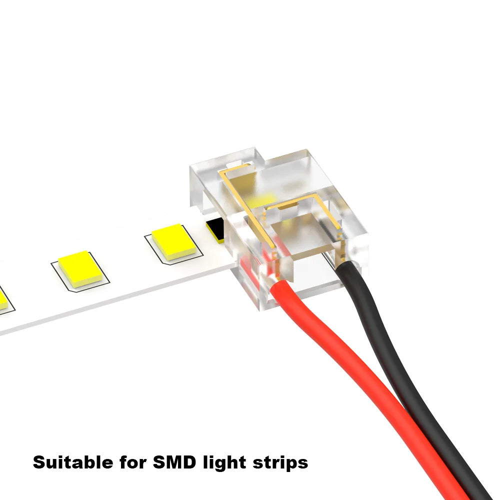 12 In 1 Compatible With COB LED Strip And SMD LED Light Strip Multifunctional Wire Connectors 2 Pin For 8mm 10mm Terminal Blocks