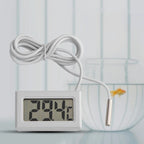 Mini LCD Digital Thermometer with Waterproof Probe Indoor Outdoor Convenient Temperature Sensor for Refrigerator Fridge Aquarium