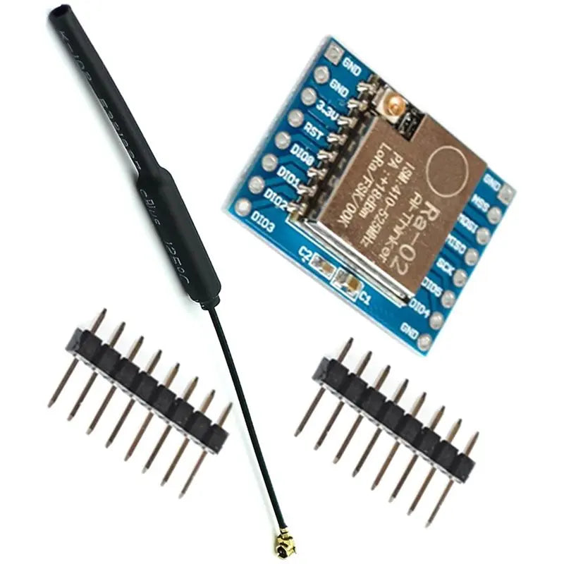【CYBER MONDAY】3X 433MHZ SX1278 Lora Module 433M 10KM Ra-02 Wireless Spread Spectrum Transmission Board 2.4G IPX Antenna For Smar