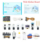 For Micro:bit Smart Home Kit Microbit Board(TMP36 Temperature Sensor Sound /Crash Sensor Servo Motor ect) Steam Home Sensor Set