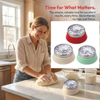 Magnetic Suction Countdown Alarm Clock 60 Minutes Battery Free Children Study Timer Mechanical Operation Visual Display