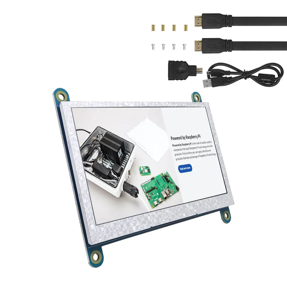 4.3/5inch  USB Touch Control HDMI LCD Display Capacitive Touch Screen Panel 800*480 5 Point Touch IPS Monitor For Raspberry Pi