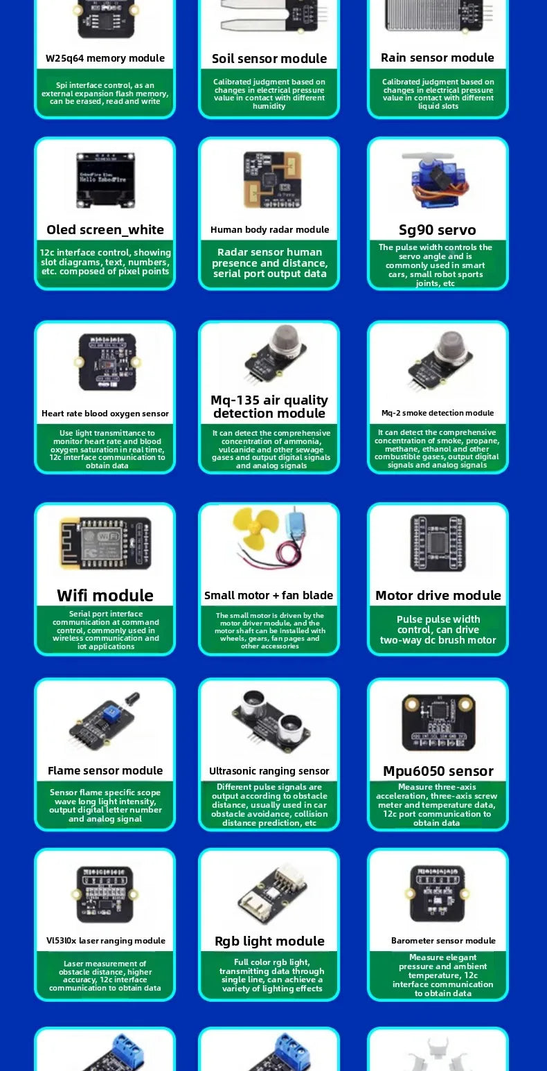 STM32 Development Board Starter Kit Advanced Kit STM32F103C8T6 Minimum ARM System Board Introductory More Than Ten Types A Set