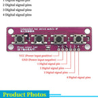 Touch four button switch module compatible with Arduino development board sensor Raspberry PI 51 MCU suite