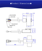 XKC-Y26L 3.3V Low Power Consumption Non-contact Water Level Sensor,Arduino MCU Compatible Liquid Sensor Level Switch