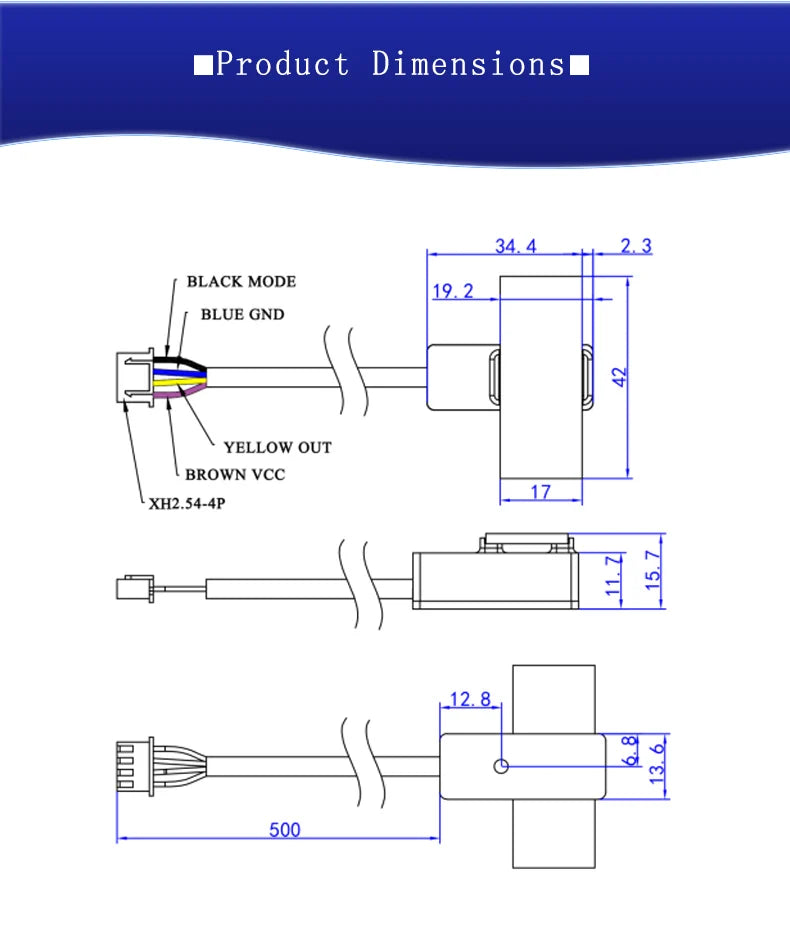 XKC-Y26L 3.3V Low Power Consumption Non-contact Water Level Sensor,Arduino MCU Compatible Liquid Sensor Level Switch