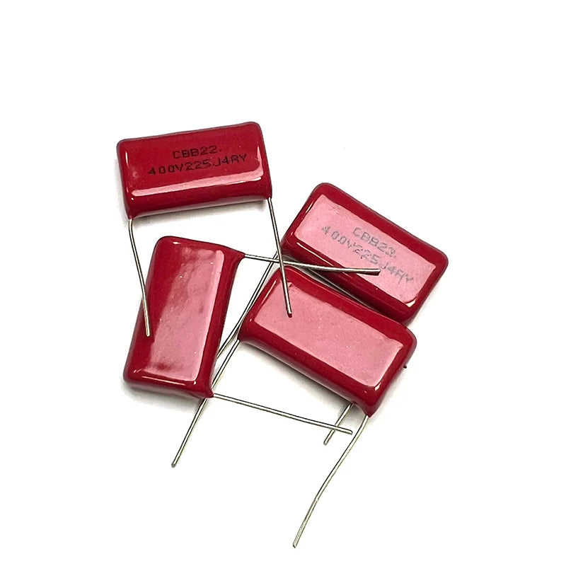 5pcs CBB Polypropylene Film Capacitor 400v225J P20mm P25mm 400v 2.2UF CBB22 225J400v
