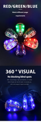 WADSN HEL STAR 6 GEN3 Airsoft Sport Helmet Light Blue Green Red IR Strobe Waterproof Outdoor Survival Safety Signal Flash LAMP
