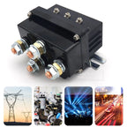 12V 500A Winch Remote Contactor 12000 Pounds Winch Control Solenoid Relay Twin Wireless Remote Recovery For Car Jeep Universal