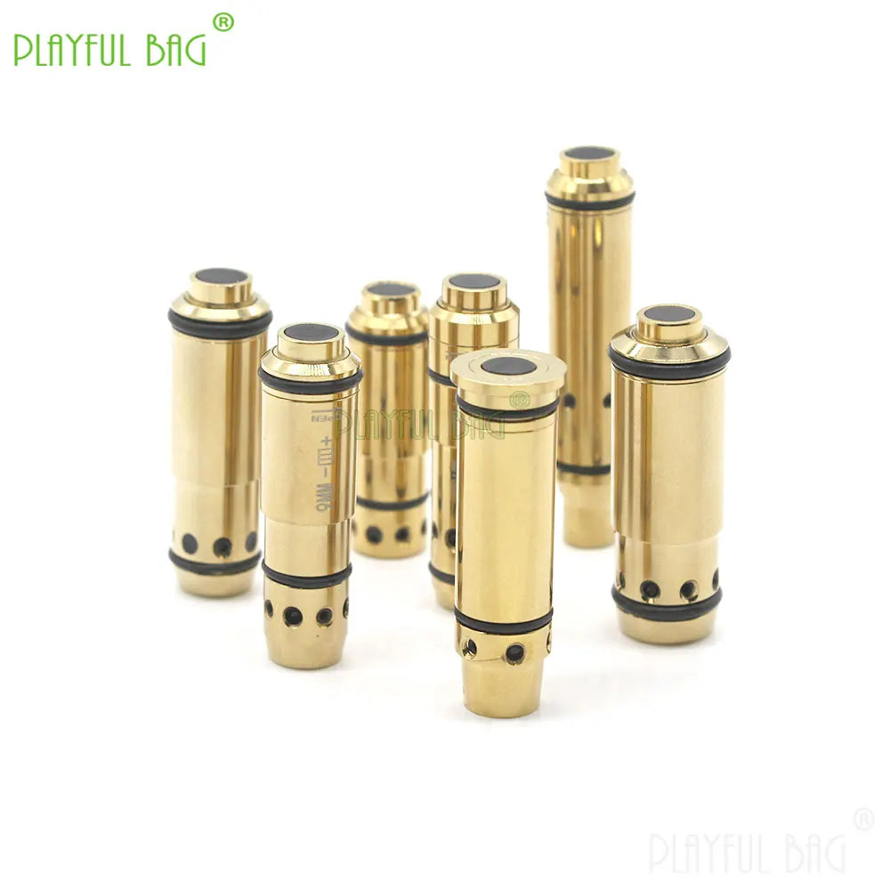 Outdoor CS Game Red Laser Cartridge Bore Sighter .380ACP/.40S&W/223Rem Training 2MW Laser Bullet Sports Toy Accessories QQ56