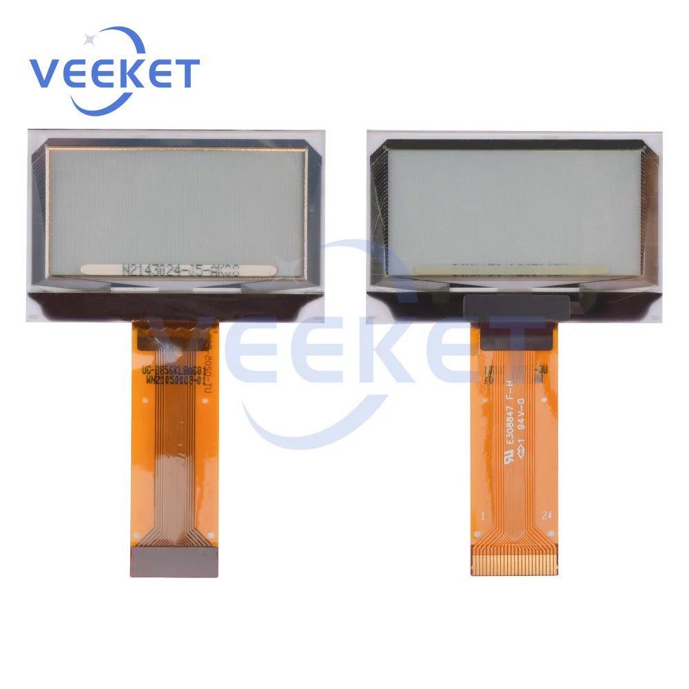 1.51 Inch 24PIN SPI/IIC/Parallel COG 3.3V Blue PMOLED Transparent OLED Screen SSD1309 Graphic 128x64 128x56 Display