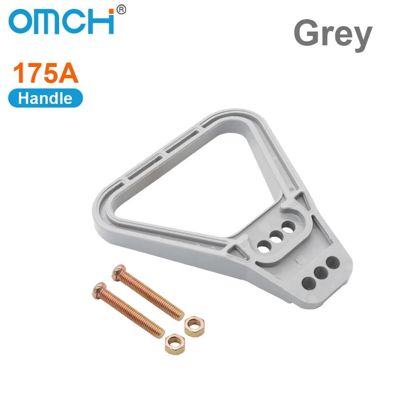 OMCH 50A 120A 175A 350A Double Pole with Copper Contact Power Connectors Accessories Handle Soft Rubber Dust Cover