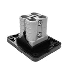 Power Plug for Dual Anderson Plug Flush Mount Panel 50A Battery Power Connector Golf Cart Forklifts Caravans Charging Tool Kit