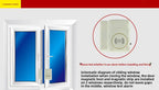 Door Window Alarm 120dB Loud Magnetic Sensor  Home Office Security Easy Install Anti Theft Alert  Drawers  Cabinets