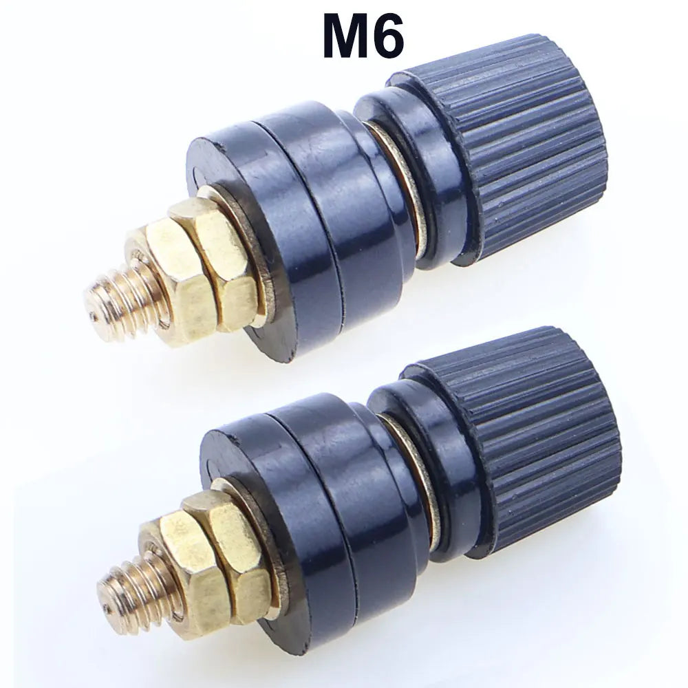 1/2PCS 6mm 8mm Brass Posts Terminal Blocks Power Supply Terminals M6 M8 Welding Machine Inverter Post Connector Car Accessories