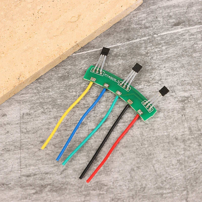 4402 Hall Effect Sensor Electric Motor Hall Sensor Electric Scooter Motor Hall Sensor Board Cable Hall Plate Component PCB Hall