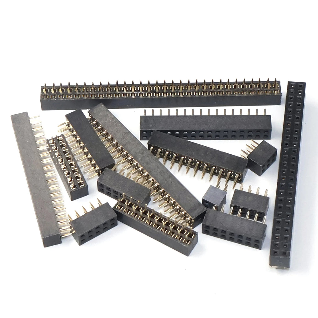 2.0mm Double  Row Female 2x2/3/4/5/6/7/8/10/20/40 Pin Pin Header Connector 2mm Pitch Strip For Arduino PCB