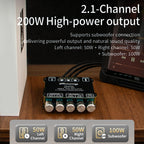 YS-MT21 2.1 Channel Bluetooth 5.0 Subwoofer Amplifier Board 50W X 2+100W Power Audio Stereo Amplifier Board Bass AMP AUX