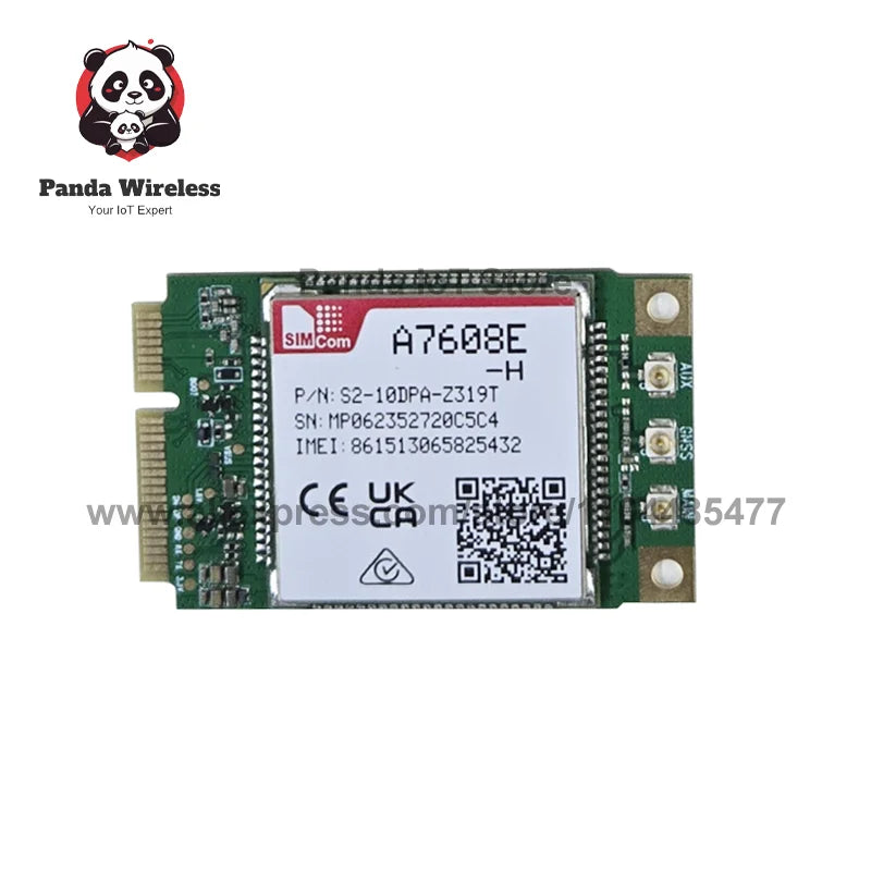 1pcs SIMCOM CAT4 4G LTE-module A7608E-H PCIE Support GPS Replace SIM5320E SIM5360E series SIM7600E with Antennas adapter pigtail
