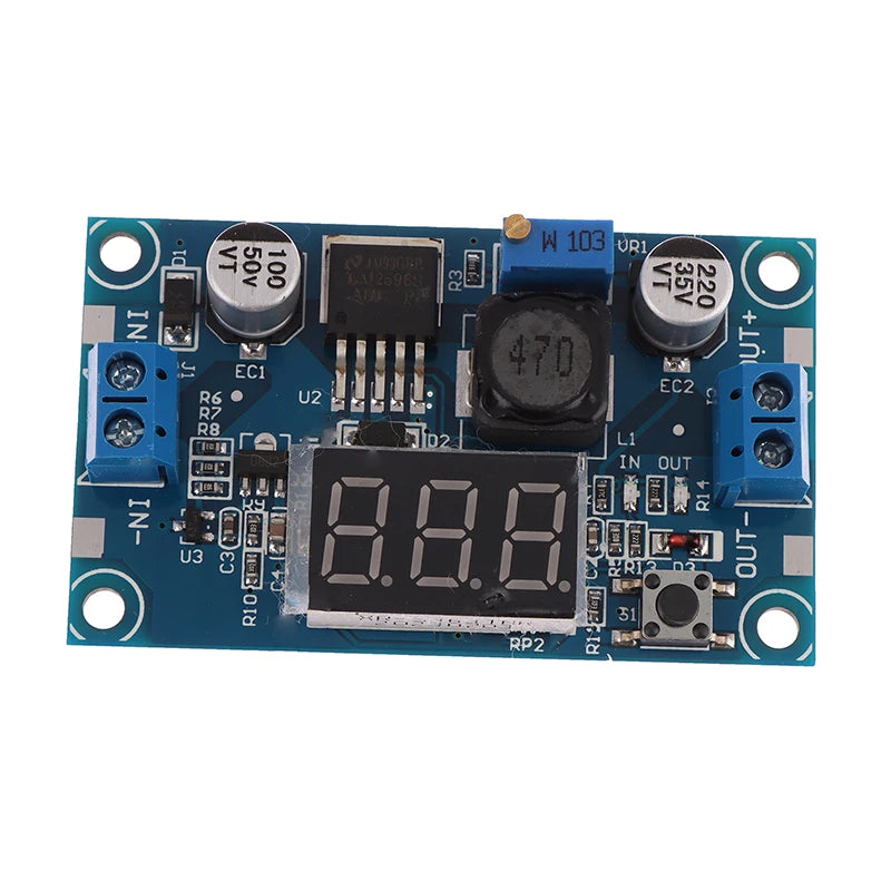 LM2596 DC-DC Adjustable Step-down Module With Digital Display Voltmeter Display LM2596S Voltage Regulator
