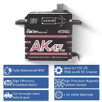 70kg AK70 47kg Brushlessfor Servo PWM Magnetic Coding Servo Motor CNC Aluminium Shell Metal Gear for Rc Car 1/8 1/10 1/12