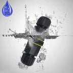 2pcs Waterproof Outdoor IP68 Electrical Cable Connector 2P3P4P M20 Plug 5-11mm Terminal Block External Power Cord Junction Box