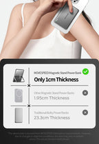 MOVESPEED S05Pro Magnetic Power Bank 5000mAh Wireless External Battery with Stand for MagSafe Powerbank for iPhone 16 15 Samsung