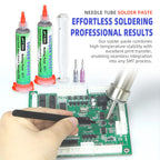 Lead Free  Solder Paste Needle Tube for PCB/BGA/SMD Soldering  USB Socket Repair  Tin Welding Solder Paste 20-38um