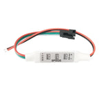 SP002E Mini 3-Key 3PIN/4PIN LED Controller DC5V-24V for RGBIC WS2811 WS2812 WS2813 WS2815 Individually Addressable LED Strip