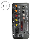 A73E-DC10-II 12V Home Karaoke Car Audio Subwoofer Amplifier Board Bluetooth With Display Outdoor US Plug