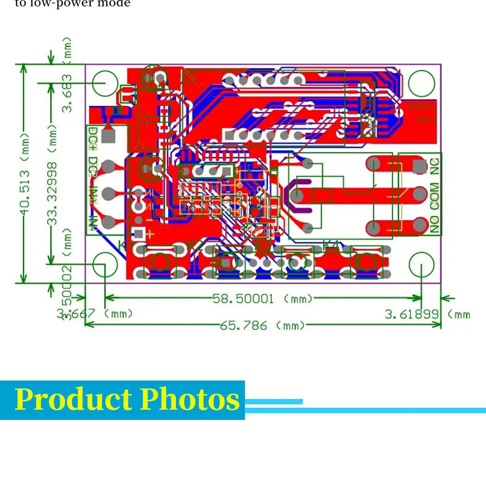 DC 5V Voltage Detection Relay Switch Board Charge and Discharge Protection Detection Upper and Lower Limit Alarm Control Module