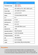 Non-contact Infrared Thermometer -40°C~1600°C High Temperature Meter with K-type Probe Laser Pyrometer Adjust Emissivity