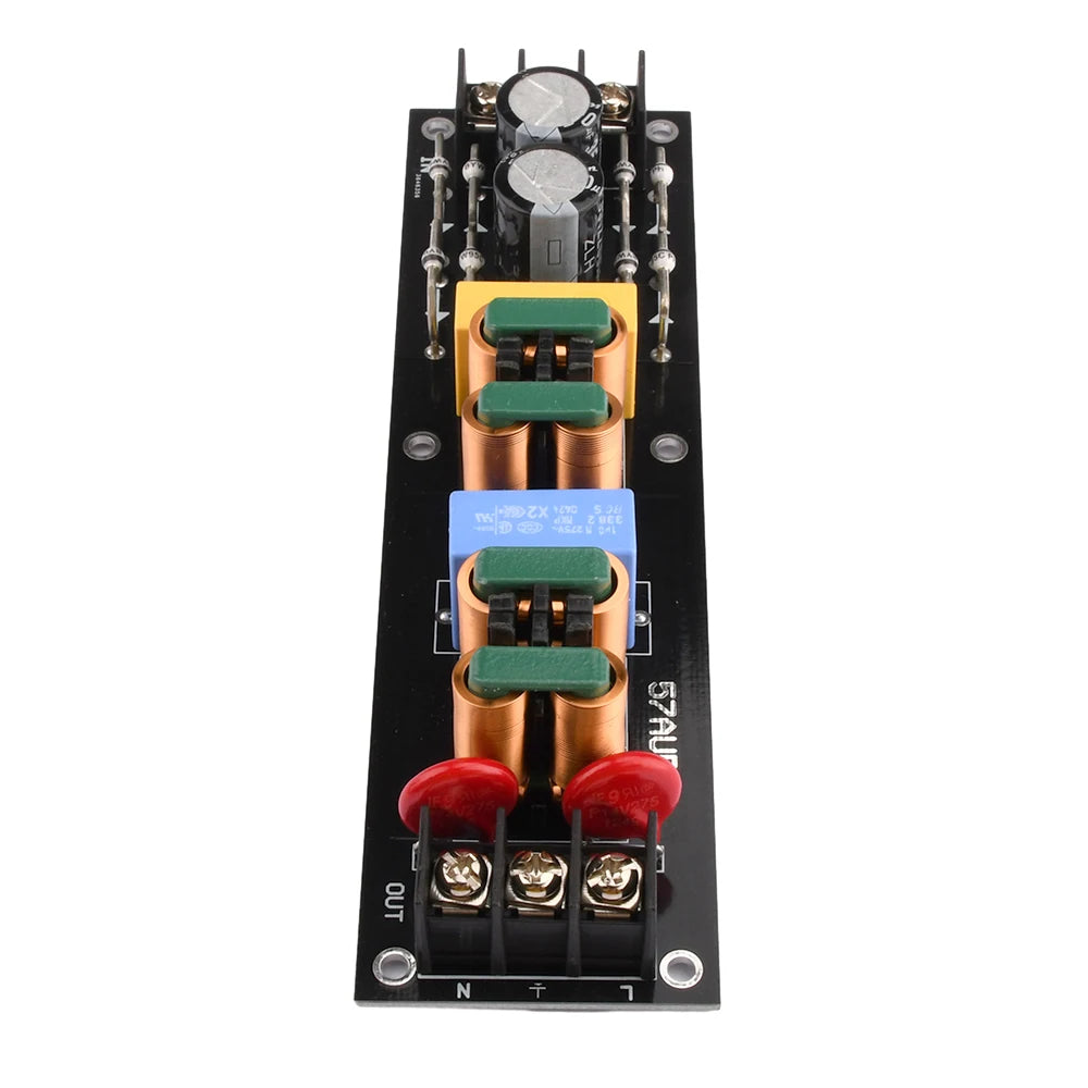 2000W 15A EMI Power Filter Module High Efficiency DC Power Supply Filter DIY Audio