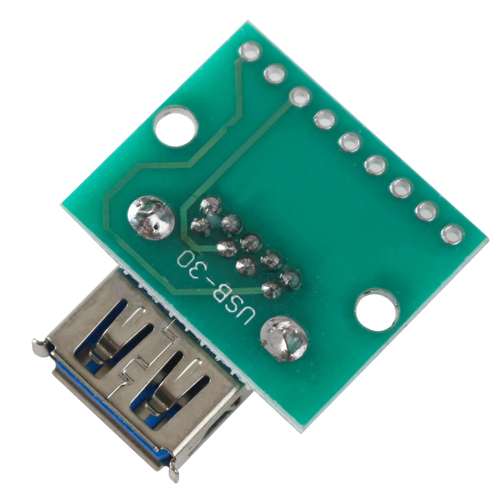 2PCS USB To DIP Adapter Female Connector 2.54 Connector B Type-C USB 3.0 Female PCB Converter Adapter Breakout Board