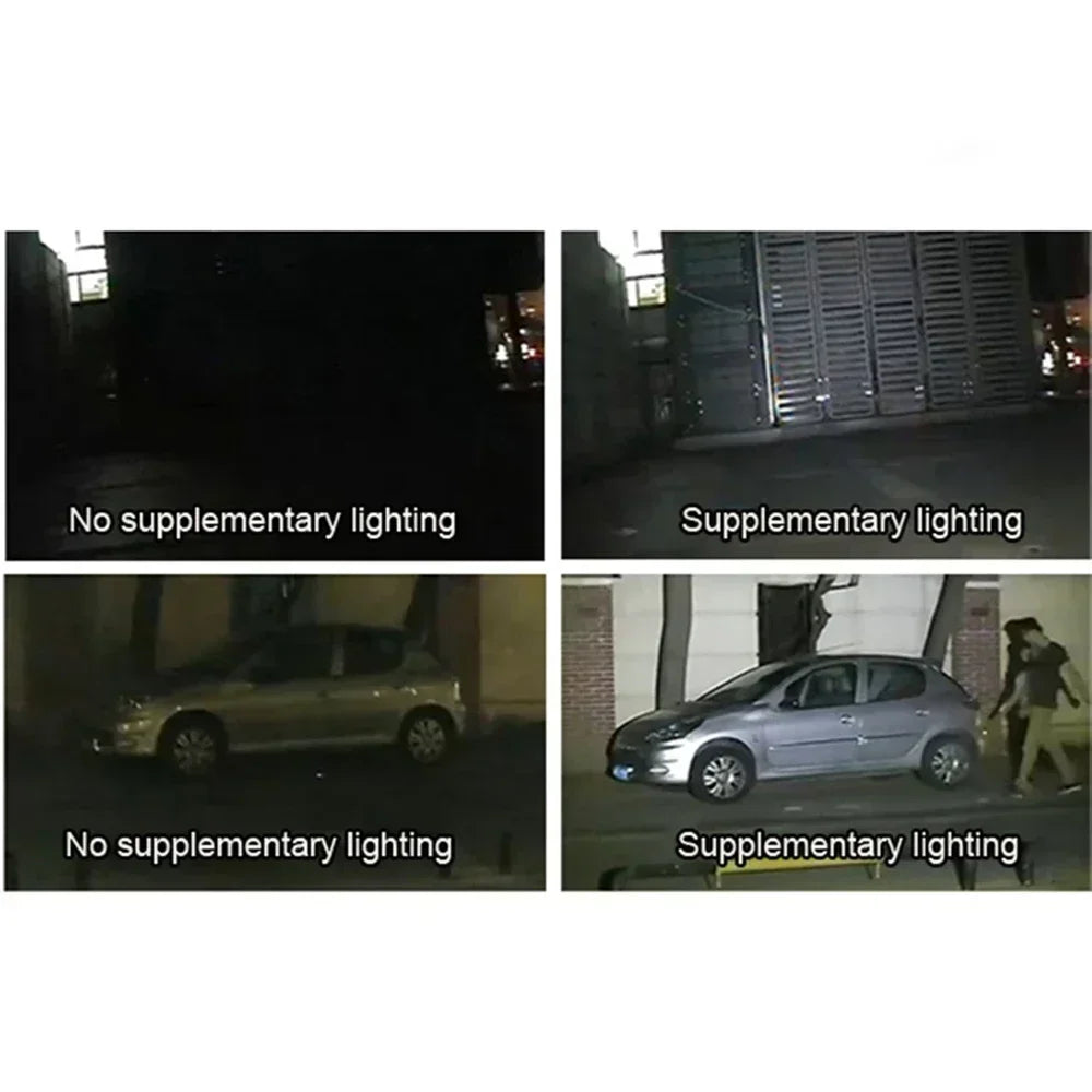 2023 4 Array LEDs IR Illuminator Light 850nm Infrared Waterproof Night Vision CCTV Fill Light DC 12V For CCTV Security Camera