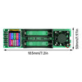 New 2-Channel Internal Resistance Tester 18650 Lithium Battery Auto Charge/Discharge Detector Module DC5V Type-C Interface