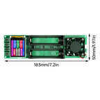 New 2-Channel Internal Resistance Tester 18650 Lithium Battery Auto Charge/Discharge Detector Module DC5V Type-C Interface