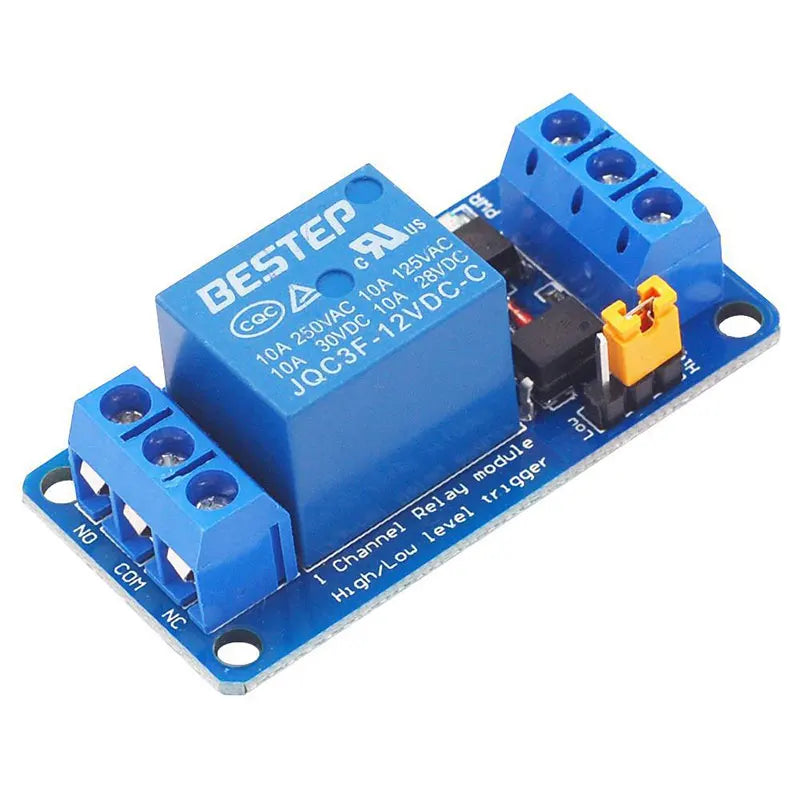 3.3V 5V 12V 24V 1 Channel Relay Module High and Low Level Trigger Relay Board Optocoupler Isolation for  Raspberry Pi