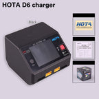 HOTA D6 DC650W 15A Dual Smart Charger Maximum current 1600mA Built-in Micro USB for 1-6S Lipo LiHV/NiZn/Nicd/NiMH Battery