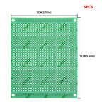 1PCS/5PCS  Single Sided 4x6cm 3x7cm Green PCB Prototype Board Universal Through Hole Perfboard for DIY Electronic 2x8cm