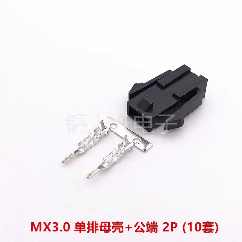 10Sets Mini 5557 Male 43025 MX3.0 Micro-fit 3.0 3.0mm Pitch Single Row Housing Female Terminals 2-6Pin Connector Kit