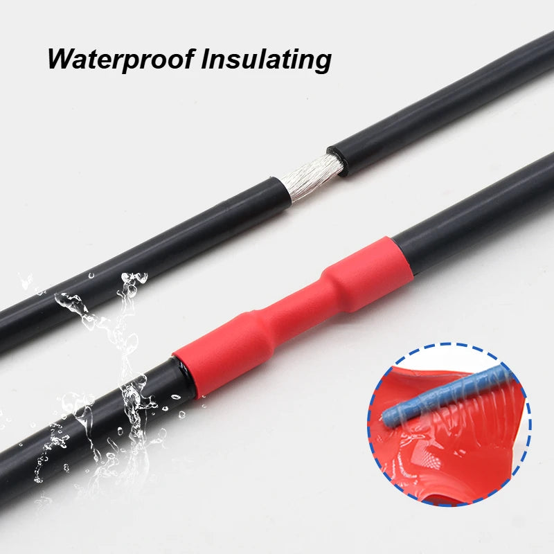 3:1 Heat Shrink Tube 1.6mm ~ 50mm Waterproof Insulating Sleeve Wire Protection Dual Wall Heat-shrinkable Sleeve With Glue Inside
