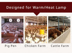 E27 Dust/Waterproof Porcelain Livestock Veterinary Farm High Temp Resist Aluminum Heat Warm Light Tee Lamp Hanger Holder Socket